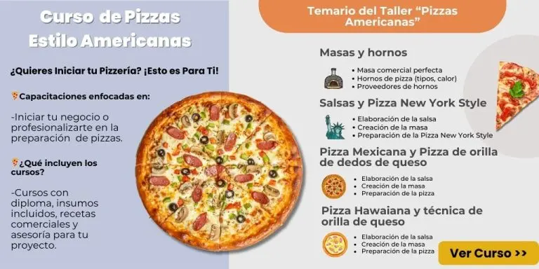 Cursos de pizza americanas