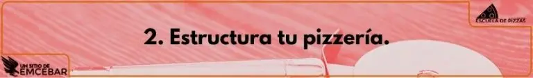 estructura de pizzería 