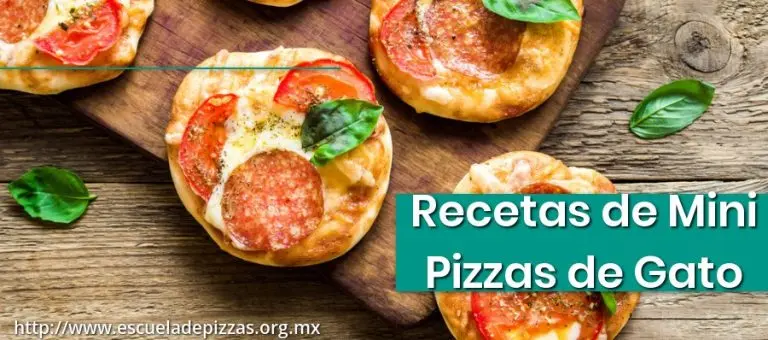 3. Recetas de minipizzas de gato