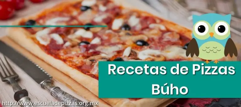 2. Recetas de Pizzas Búho