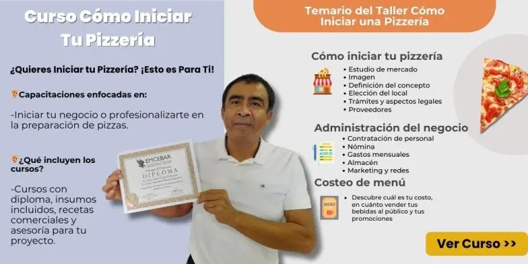 Cursos Iniciar Pizzería 