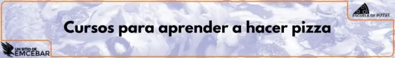 Cursos para aprender a hacer pizza