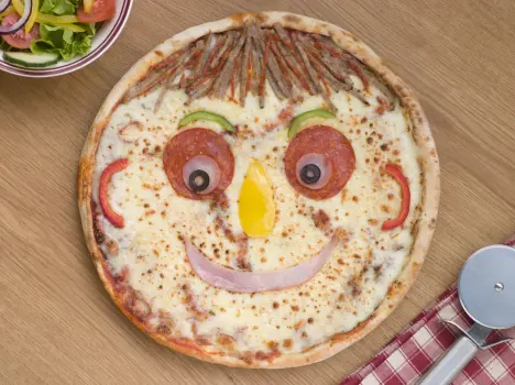 Pizza feliz 